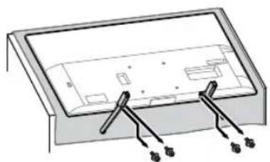 SONY Bravia KD65XG8196 - Detachez le support de table du téléviseur. - 1
