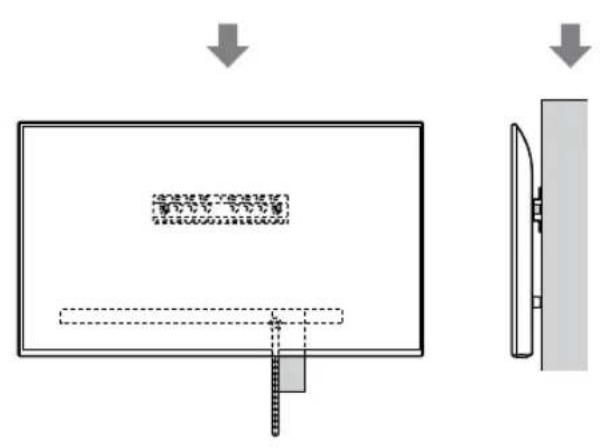 SONY Bravia KD65XG8196 - Szerelje fel a televiziôt az alapra vagy alap illesztőkeretre. - 6