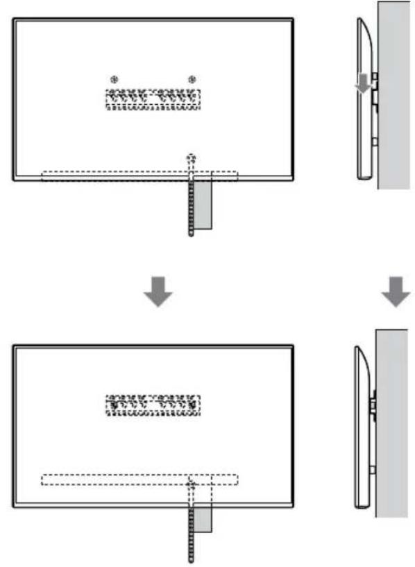 SONY Bravia KD65XG8196 - Instale el televisor en la base o el adaptor de la base. - 5