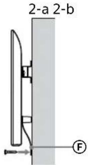 SONY Bravia KD65XG8196 - Televizyonun altinin kaymasini onleme. - 1