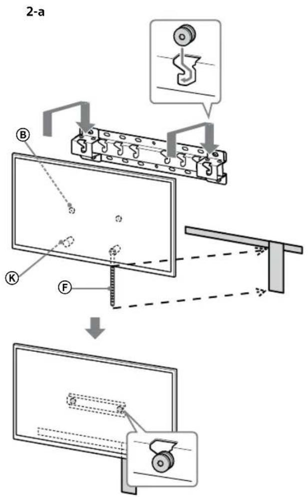 SONY Bravia KD65XG8196 - MoNTnpaIte TeIeBn3Opa B OCHOBaTa IJIaIaITePa 3a OCHOBaTa. - 2