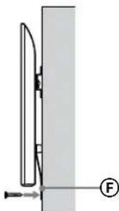 SONY Bravia KD65XG8196 - Forhindra att TV:ns nedre del flyttar sig. - 2