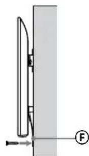 SONY Bravia KD65XG8196 - Televizyonun altinin kaymasini onleme. - 2