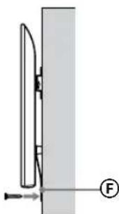 SONY Bravia KD65XG8196 - Evitar que a parte de baixo do televisor se mova. - 2
