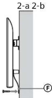 SONY Bravia KD65XG8196 - Prevenirea alunecarii partii de jos a televizorului. - 1