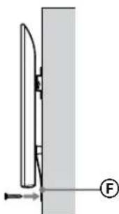 SONY Bravia KD65XG8196 - Teleri alumise osa liikumisetakistamine. - 2