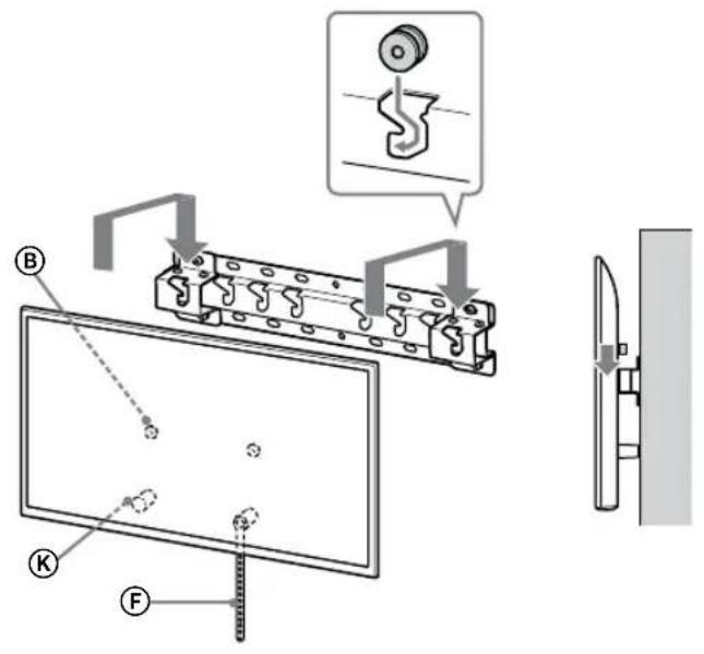 SONY Bravia KD65XG8196 - Namontujte televizny prijima na podstavec alebo adaptor podstavca. - 2