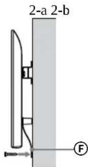 SONY Bravia KD65XG8196 - Television alaosan liikkumisen estaminen. - 1