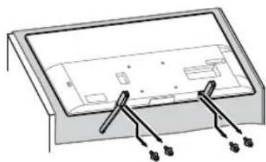 SONY Bravia KD65XG8196 - Demontaşi suportul de masă de la televizor. - 1