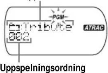 SONY DNS921F - Spela upp spår i den ordning du själv vill (PGM-uppspelning) - 7