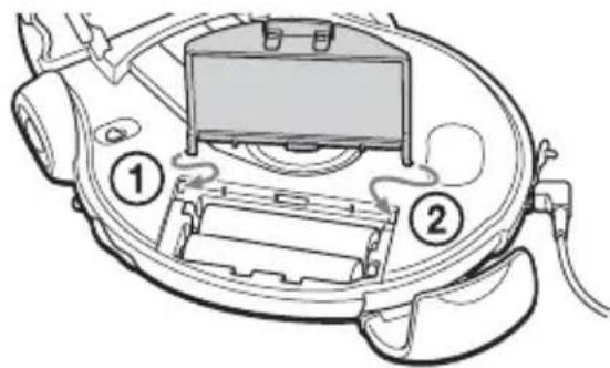SONY DNS921F - Pour fixer le couvercle du compartiment à piles - 1