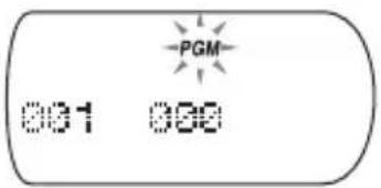SONY DNS921F - Druk op DISPLAY in de stopstand. Als de aanduidingen worden weergegeven, drukt u herhaaldelijk op P MODE/otdat "PGM" verschijnt. - 1