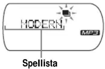 SONY DNS921F - Spela upp en spellista (m3u play list play) (Endast MP3 CD) - 1