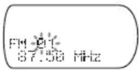 SONY DNS921F - Förinställa radiokanaler manuellt - 1