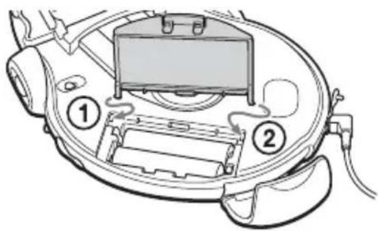 SONY DNS921F - Fästa locket på batterifacket - 1