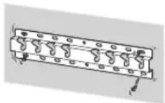 SONY Bravia KD65XG8599 - Be sure to install the Wall-Mount Bracket securely to the wall following the instructions in this instruction manual. - 1