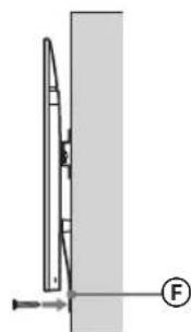 SONY Bravia KD65XG8599 - Zajistete, aby se dolni casts televizoru neposunovala. - 2