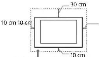 SONY Bravia KD43XF8796 - Monterad pa vaggren - 1