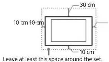 SONY Bravia KD43XF8796 - Installed on the wall - 1