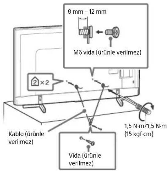 SONY Bravia KD43XF8796 - Devrilmenin önlenmesi - 2