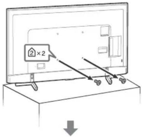 SONY Bravia KD43XF8796 - Kaatumisen estäminen - 1
