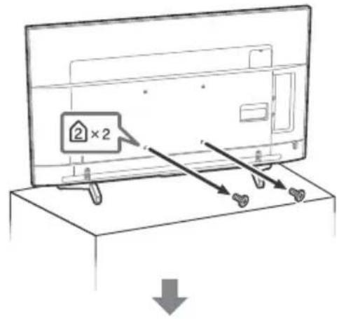 SONY Bravia KD43XF8796 - Prévention des basculements - 3