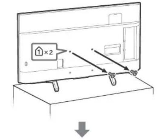 SONY Bravia KD43XF8796 - Verhinderung des Umkippens - 5