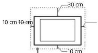 SONY Bravia KD43XF8796 - Instalace na stěné - 1