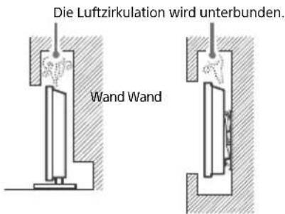 SONY Bravia KD43XF8796 - Aufstellung mit dem Ständer - 2