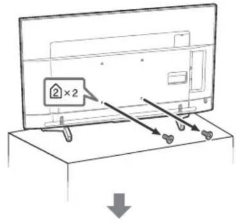SONY Bravia KD43XF8796 - Kaatumisen estäminen - 3
