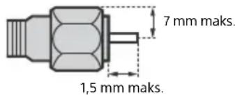 SONY Bravia KD43XF8796 - Anbefaling af F-type stik - 1