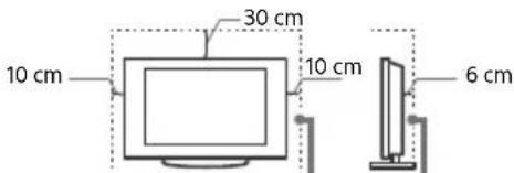 SONY Bravia KD43XF8796 - Instalarea pe un suport - 1