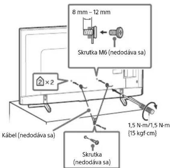 SONY Bravia KD43XF8796 - Predchádzanie prevrhnutiu - 2