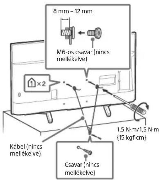 SONY Bravia KD43XF8796 - A felborulas megakadályozása - 6