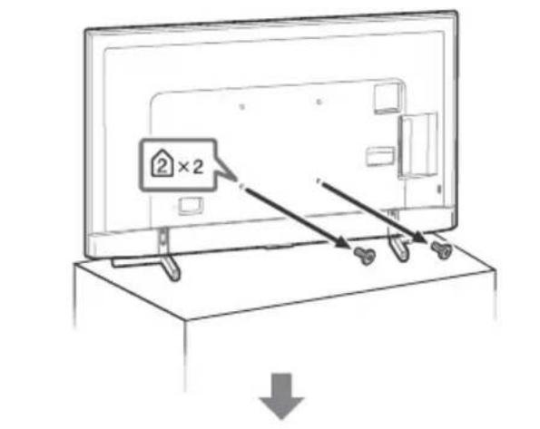 SONY Bravia KD43XF8796 - Prevenzione delle cadute - 1