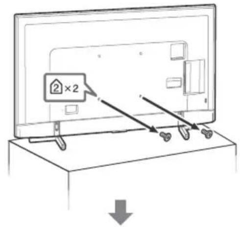 SONY Bravia KD43XF8796 - Verhinderung des Umkippens - 1