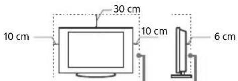 SONY Bravia KD43XF8796 - Installation sur pied - 1