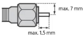SONY Bravia KD43XF8796 - Empfehlung für Stecker des F-Types - 1