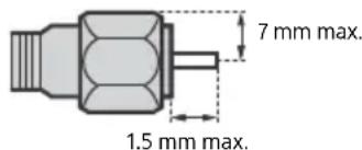 SONY Bravia KD43XF8796 - Recommendation of F type plug - 1