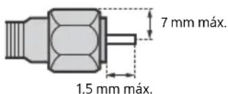 SONY Bravia KD43XF8796 - Recomendación sobre el conector de tipo F - 1