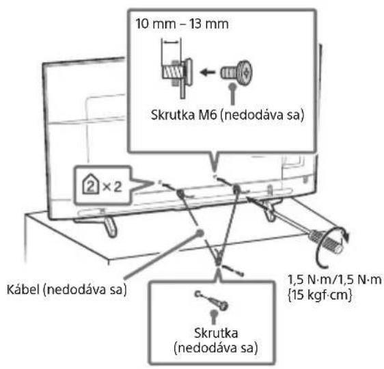 SONY Bravia KD43XF8796 - Predchádzanie prevrhnutiu - 4