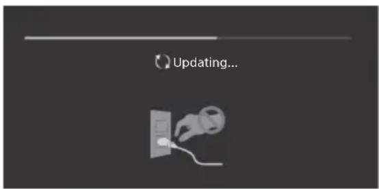 SONY Bravia KD43XF8796 - Wanner het bericht [Nieuw software-update voor de TV beschikkaar...]\ wordt weergegeven. - 1
