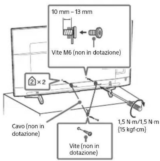 SONY Bravia KD43XF8796 - Prevenzione delle cadute - 4