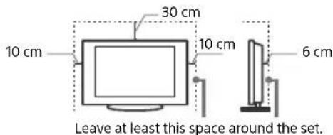 SONY Bravia KD43XF8796 - Installed with stand - 1
