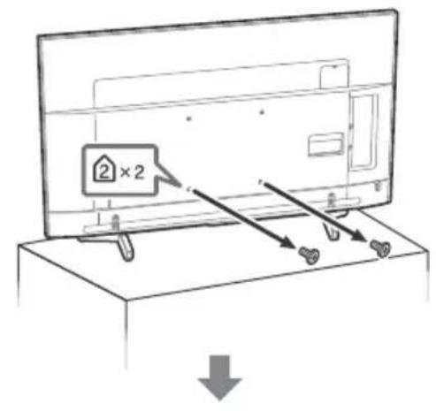 SONY Bravia KD43XF8796 - Prevenzione delle cadute - 3