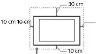 SONY Bravia KD43XF8796 - Installation murale - 1