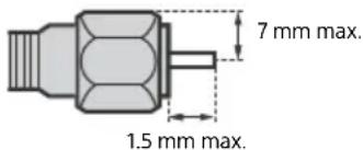 SONY Bravia KD98ZG9 - Recommendation of F type plug\* - 1