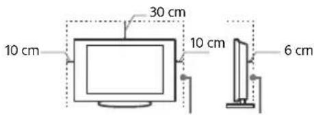 SONY Bravia KD98ZG9 - Sehpa ile monte edildiğinde - 1