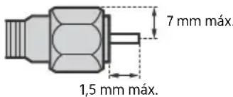 SONY Bravia KD98ZG9 - Recomendación sobre el conector de tipo F\* - 1