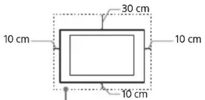 SONY Bravia KD98ZG9 - Instalación en la pared - 1